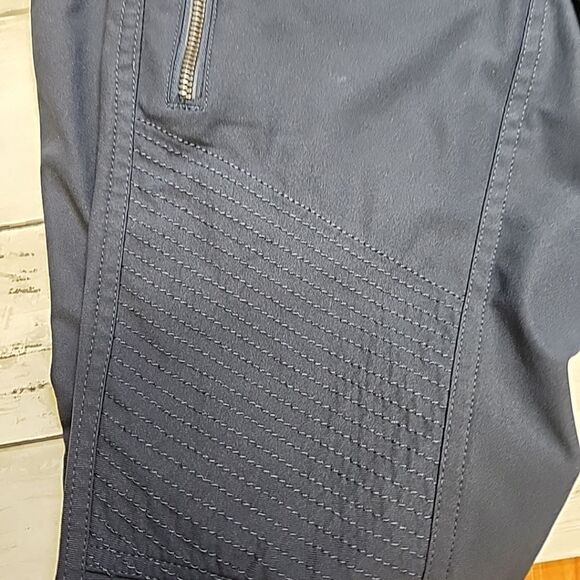 Lululemon Athletica Commuter Travel Chino Zipper Pants Pockets Indigo Womens Sz4 - Picture 6 of 16
